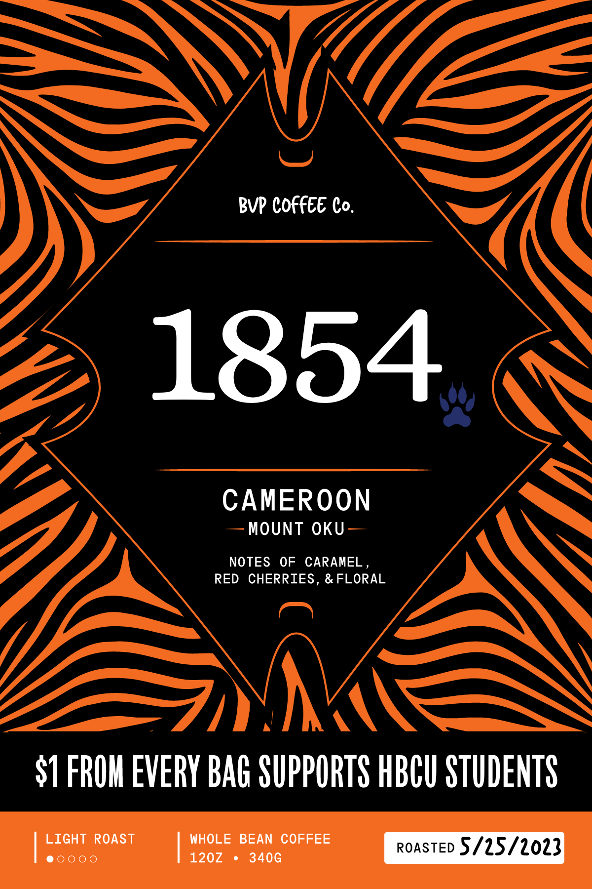 1854 | Cameroon | Light Roast | Whole Beans