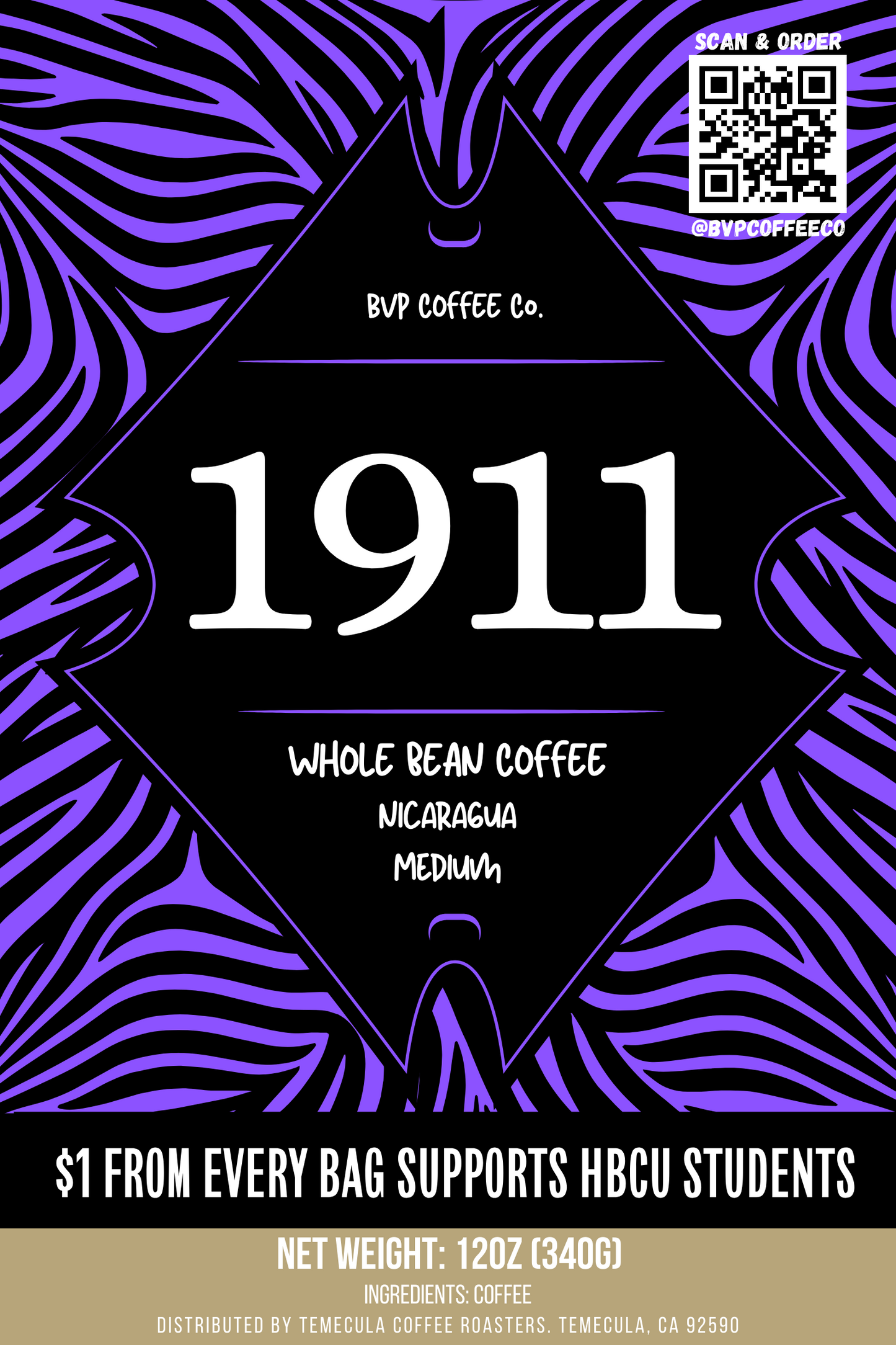 1911 | Nicaragua | Omega Psi Phi Coffee Gifts