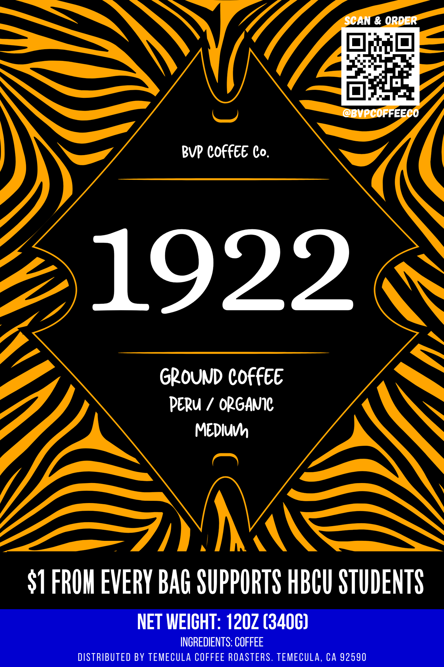 Black Sorority Gifts | 1922 | Peru | Ground Coffee